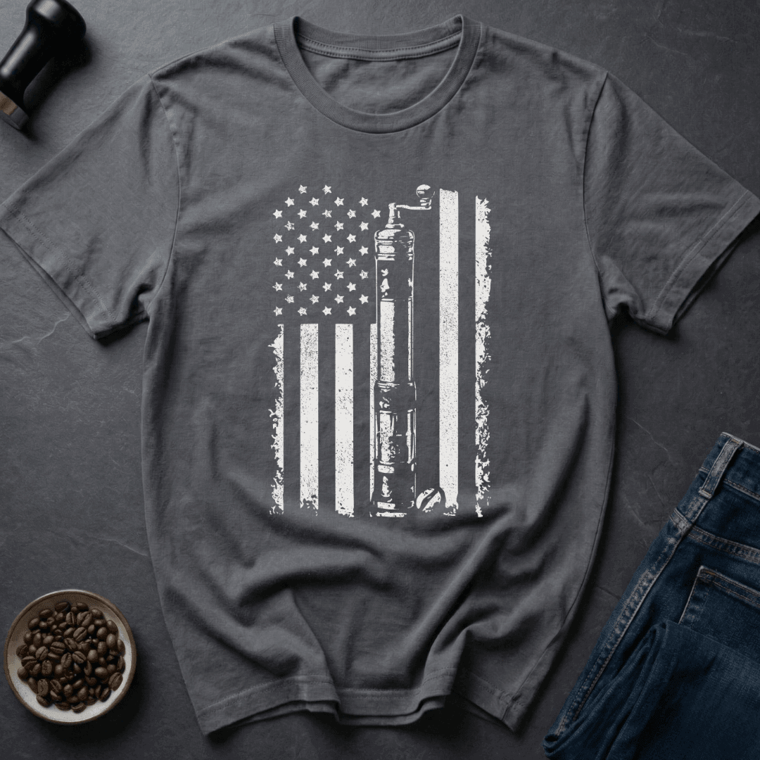 Coffee graphic American Brew T-Shirt in Black / S by Caffeine Dept