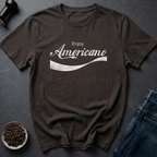 Coffee graphic Americano Addict T-Shirt in Dark Chocolate / S by Caffeine Dept