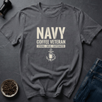 Coffee graphic Anchor Roast T-Shirt in Charcoal / S by Caffeine Dept