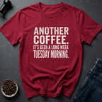 Coffee graphic Another Cup T-Shirt in Black / S by Caffeine Dept