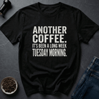 Coffee graphic Another Cup T-Shirt in Black / S by Caffeine Dept