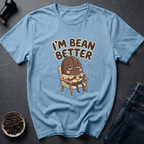 Coffee graphic Bean Better T-Shirt in White / S by Caffeine Dept