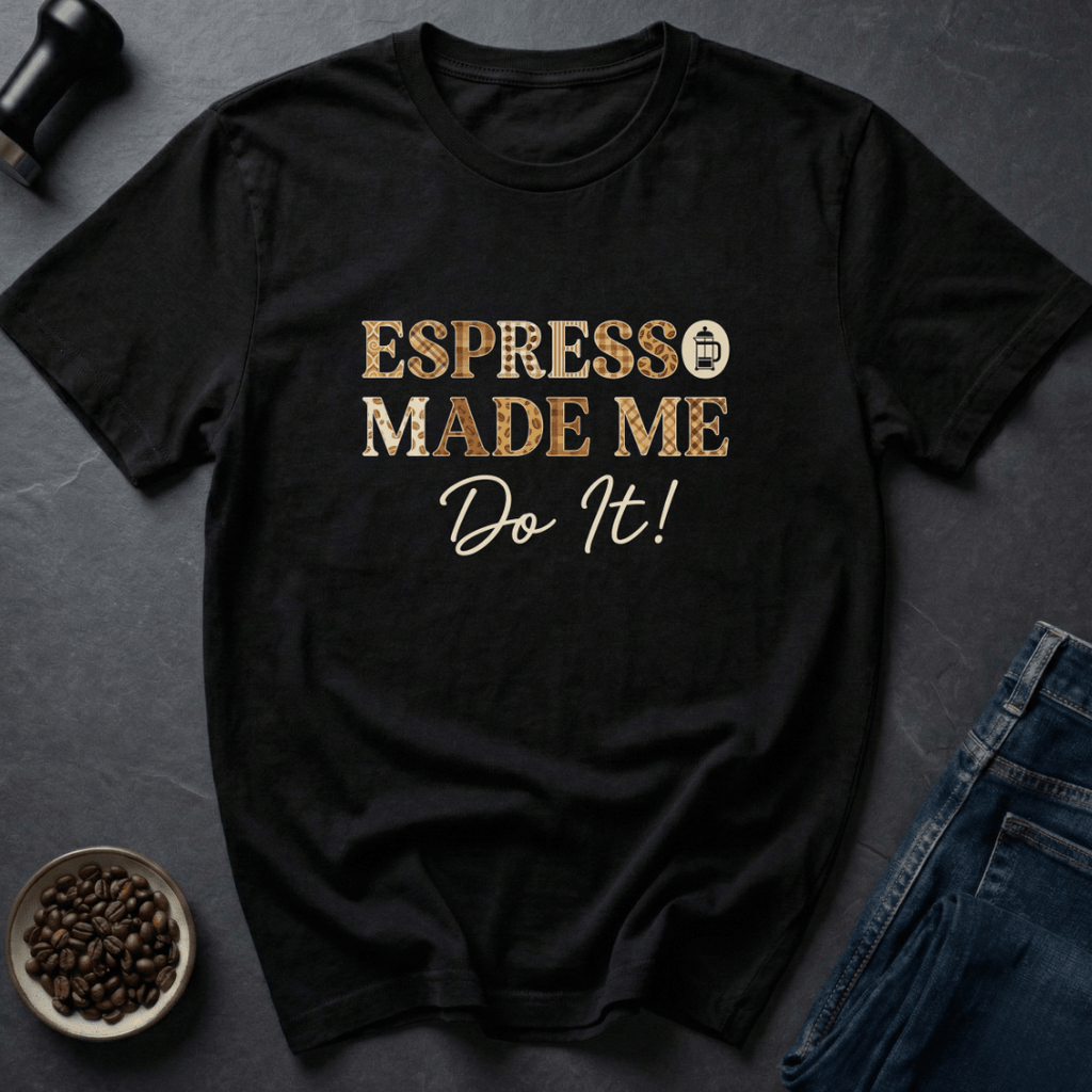 Coffee graphic Bean Blame T-Shirt in Black / S by Caffeine Dept