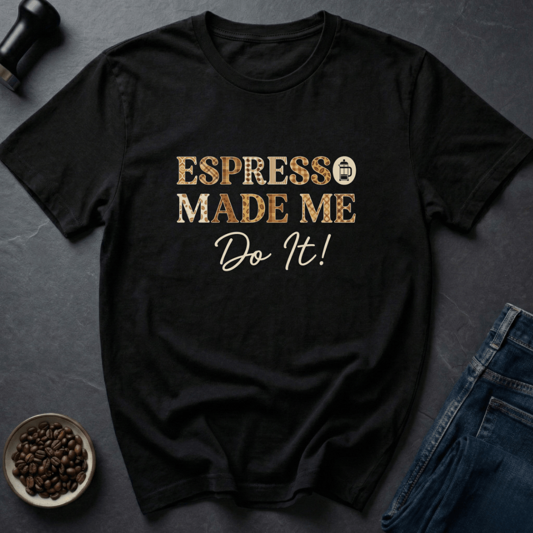 Coffee graphic Bean Blame T-Shirt in Black / S by Caffeine Dept
