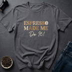 Coffee graphic Bean Blame T-Shirt in Charcoal / S by Caffeine Dept
