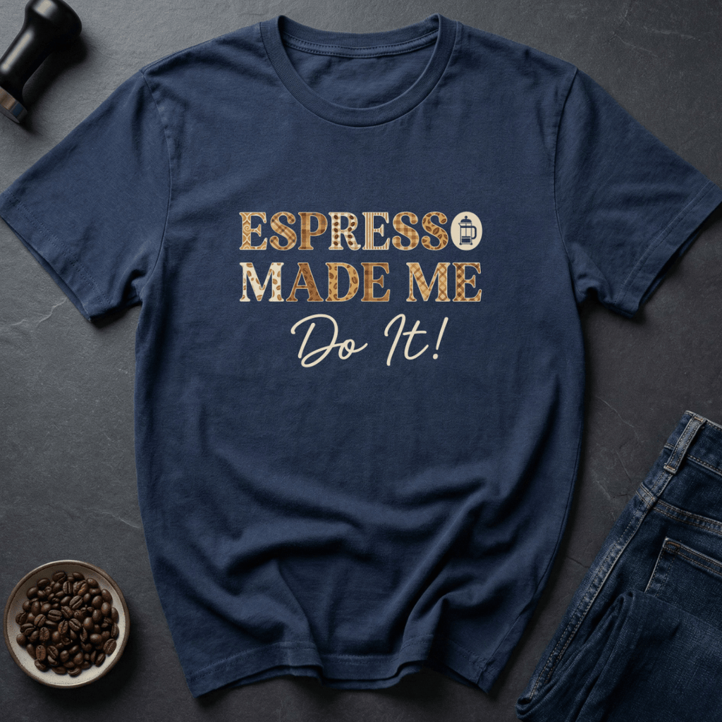 Coffee graphic Bean Blame T-Shirt in Navy / S by Caffeine Dept