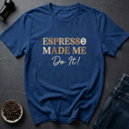 Coffee graphic Bean Blame T-Shirt in Royal / S by Caffeine Dept
