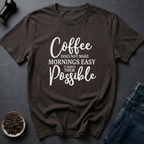 Coffee graphic Bean Powered T-Shirt in Dark Chocolate / S by Caffeine Dept