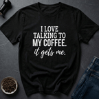 Coffee graphic Bean Therapist T-Shirt in Black / S by Caffeine Dept