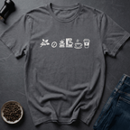 Coffee graphic Bean To Brew T-Shirt in Navy / S by Caffeine Dept
