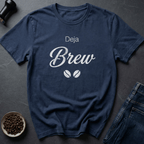 Coffee graphic Been Here Before T-Shirt in Navy / S by Caffeine Dept