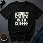Coffee graphic Brain Fuel T-Shirt in Black / S by Caffeine Dept