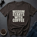 Coffee graphic Brain Fuel T-Shirt in Black / S by Caffeine Dept