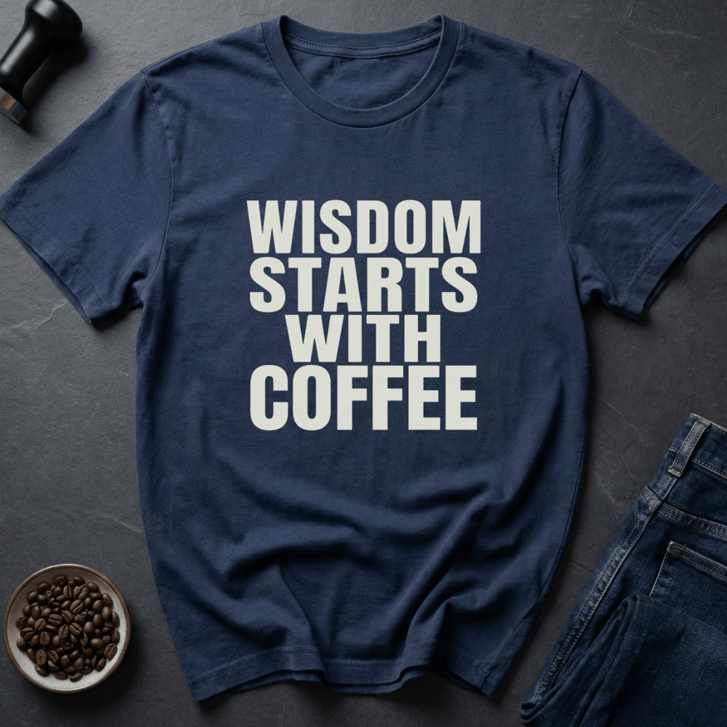 Coffee graphic Brain Fuel T-Shirt in Black / S by Caffeine Dept