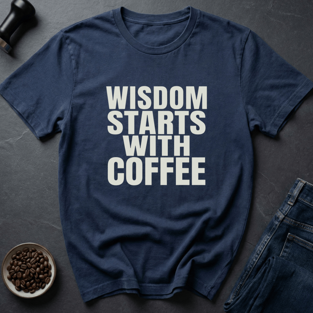 Coffee graphic Brain Fuel T-Shirt in Black / S by Caffeine Dept
