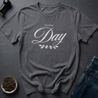 Coffee graphic Brew Beautiful T-Shirt in Charcoal / S by Caffeine Dept
