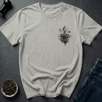Coffee graphic Brew.exe T-Shirt in Ice Grey / S by Caffeine Dept