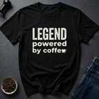 Coffee graphic Brew Legend T-Shirt in Navy / S by Caffeine Dept