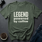 Coffee graphic Brew Legend T-Shirt in Navy / S by Caffeine Dept