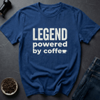 Coffee graphic Brew Legend T-Shirt in Navy / S by Caffeine Dept