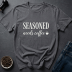 Coffee graphic Brew Veteran T-Shirt in Military Green / S by Caffeine Dept