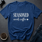 Coffee graphic Brew Veteran T-Shirt in Military Green / S by Caffeine Dept