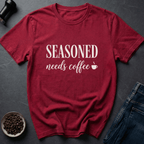 Coffee graphic Brew Veteran T-Shirt in Military Green / S by Caffeine Dept