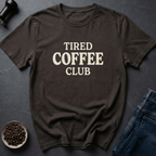 Coffee graphic Burnout Brew T-Shirt in Dark Chocolate / S by Caffeine Dept