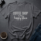 Coffee graphic Cafe Dweller T-Shirt in Charcoal / S by Caffeine Dept