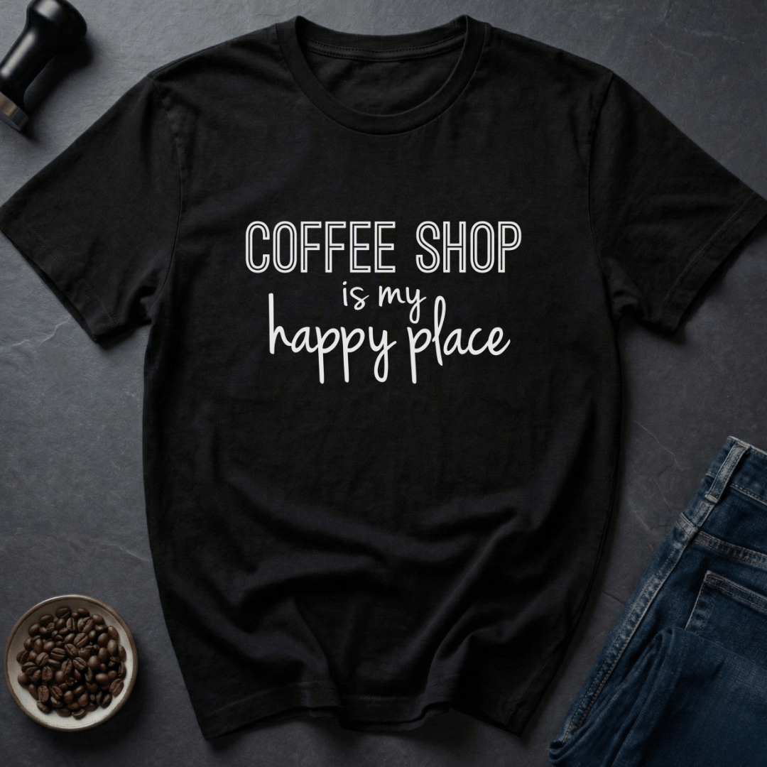 Coffee graphic Cafe Dweller T-Shirt in Black / S by Caffeine Dept