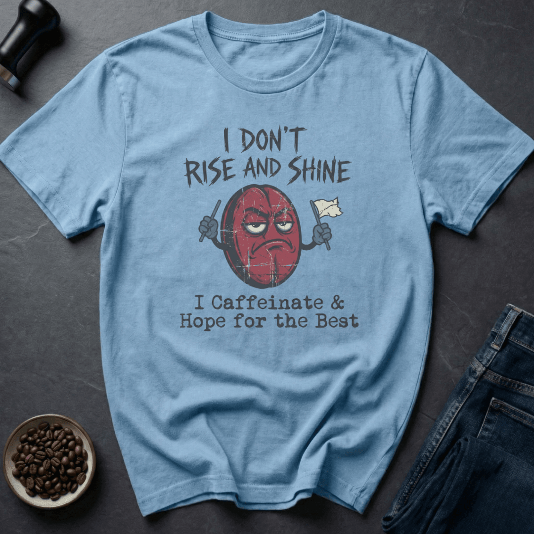 Coffee graphic Caffeinate Hope T-Shirt in Ice Grey / S by Caffeine Dept