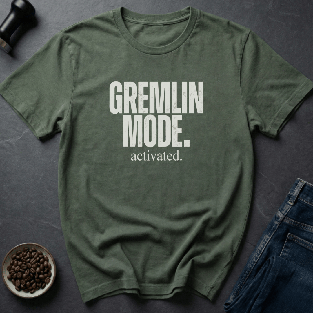 Coffee graphic Caffeinated Gremlin T-Shirt in Black / S by Caffeine Dept