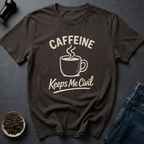 Coffee graphic Caffeine Civilizer T-Shirt in Dark Chocolate / S by Caffeine Dept