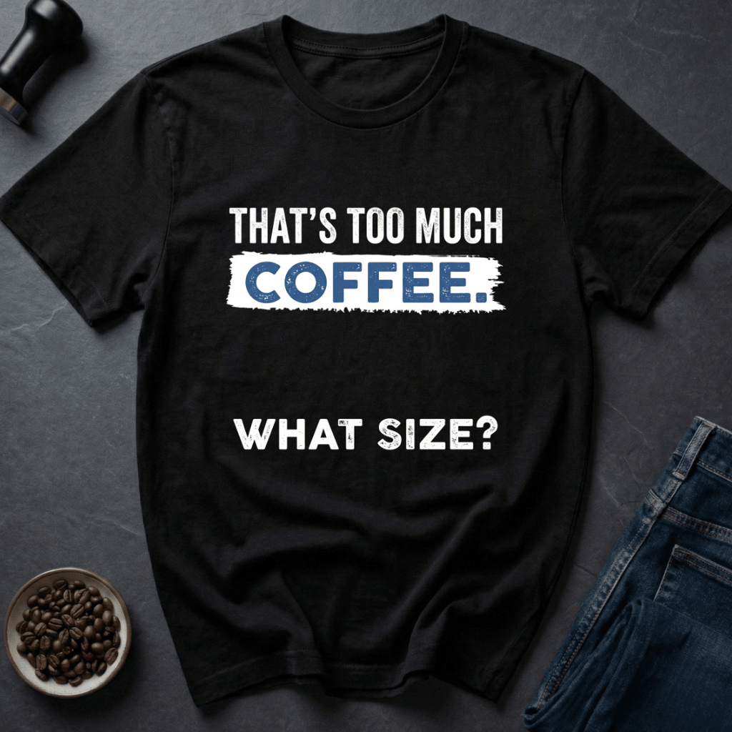 Coffee graphic Caffeine Damage T-Shirt in Black / S by Caffeine Dept