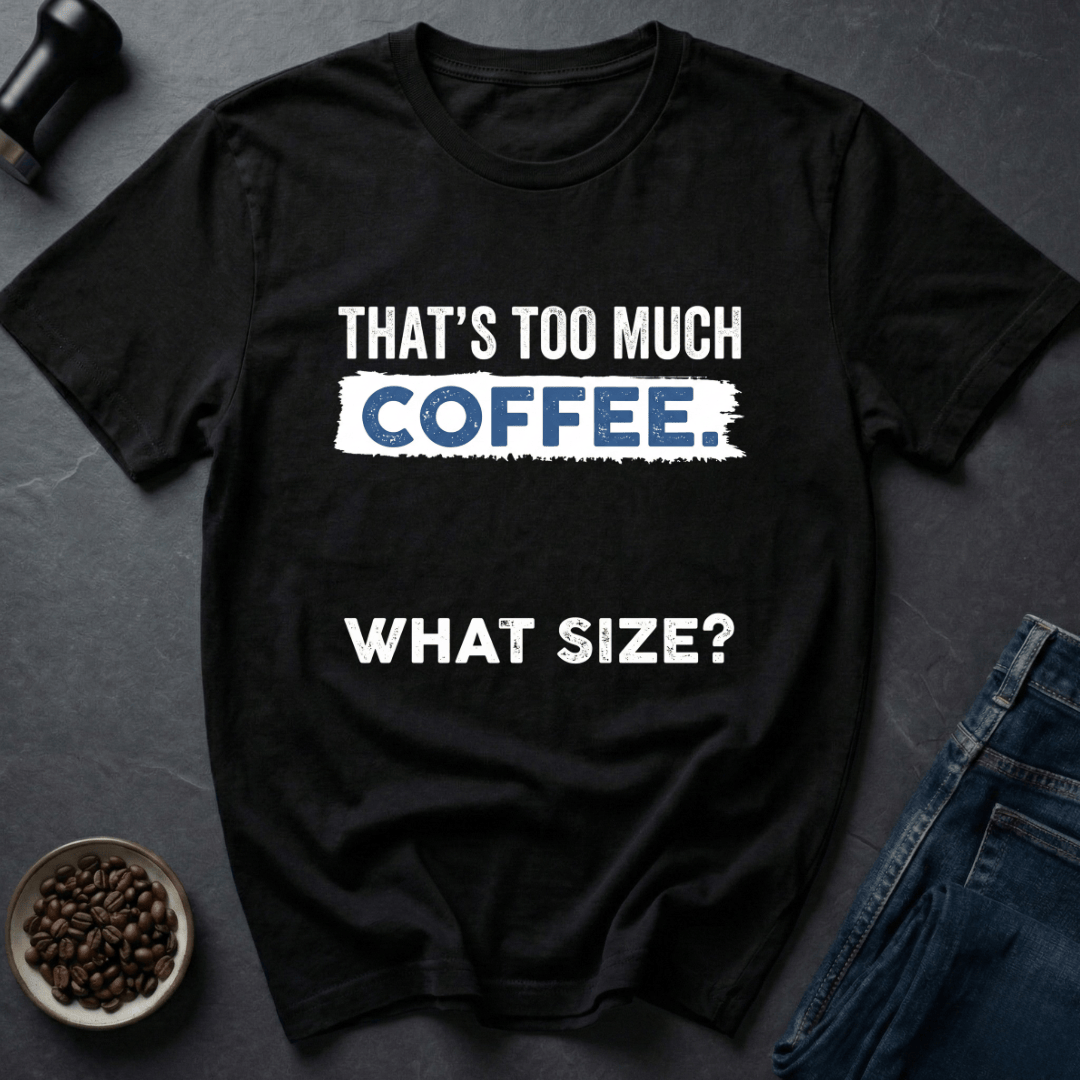 Coffee graphic Caffeine Damage T-Shirt in Black / S by Caffeine Dept