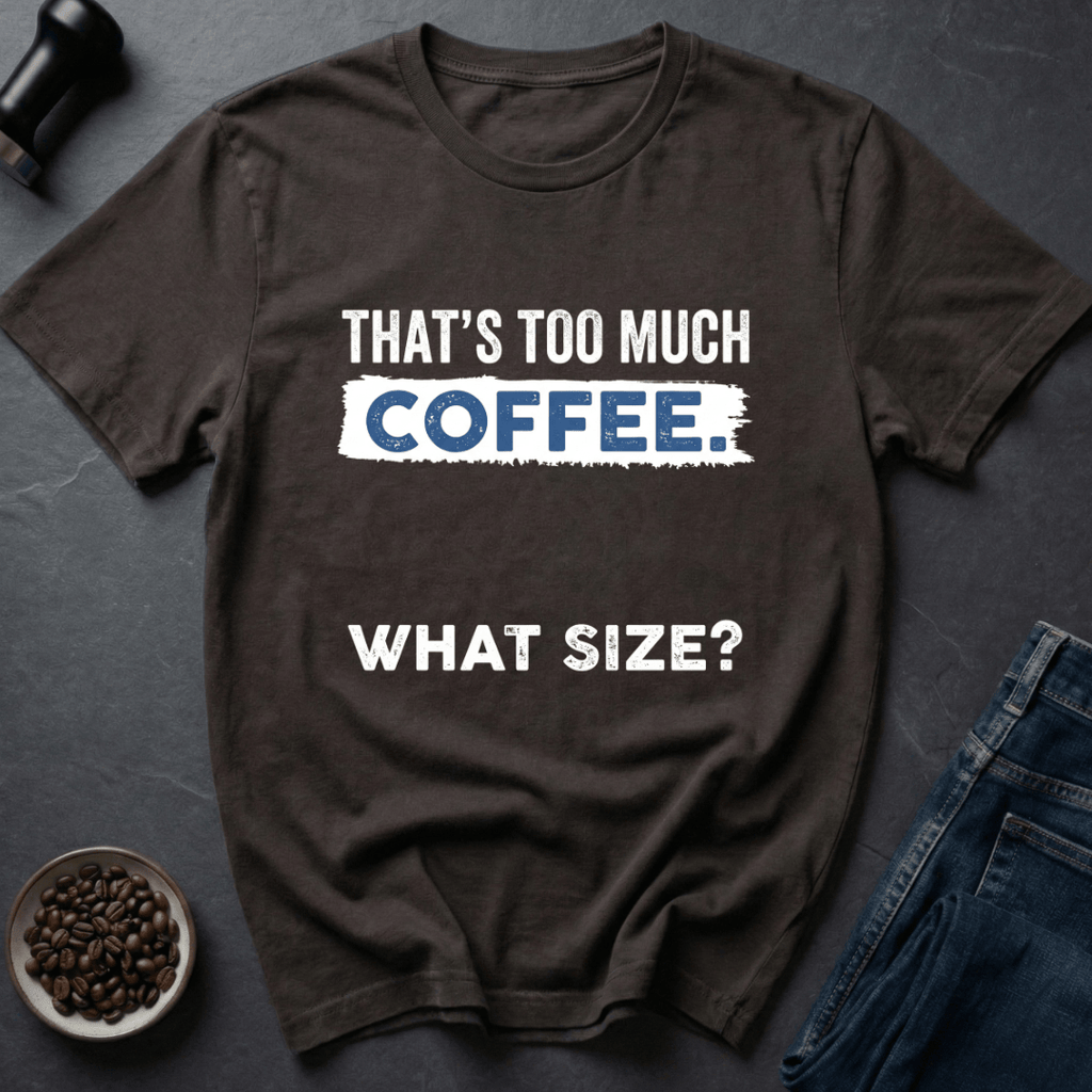 Coffee graphic Caffeine Damage T-Shirt in Dark Chocolate / S by Caffeine Dept