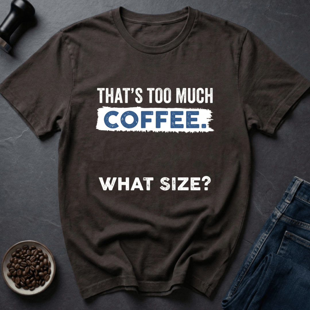 Coffee graphic Caffeine Damage T-Shirt in Dark Chocolate / S by Caffeine Dept