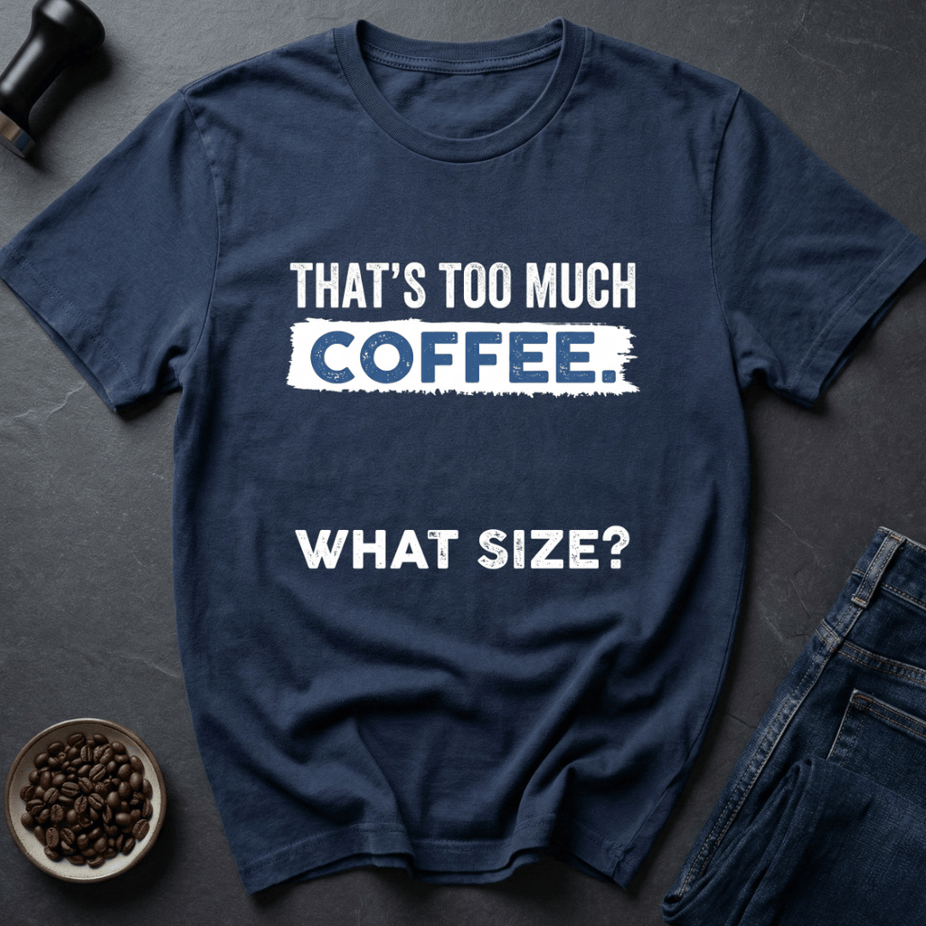 Coffee graphic Caffeine Damage T-Shirt in Navy / S by Caffeine Dept