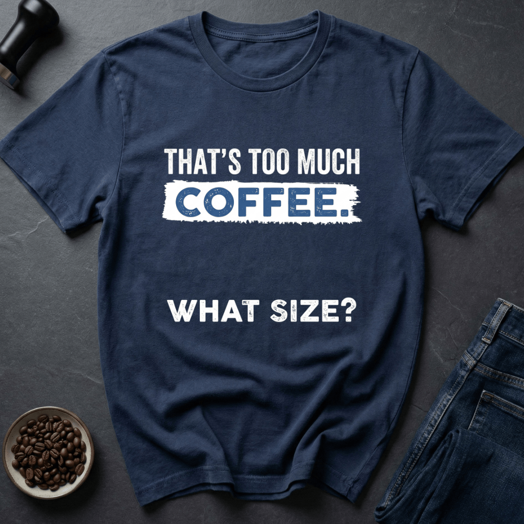 Coffee graphic Caffeine Damage T-Shirt in Navy / S by Caffeine Dept