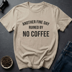 Coffee graphic Caffeine Disaster T-Shirt in Sand / S by Caffeine Dept