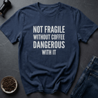 Coffee graphic Caffeine Hazard T-Shirt in Navy / S by Caffeine Dept
