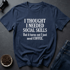 Coffee graphic Caffeine Hermit T-Shirt in Navy / S by Caffeine Dept