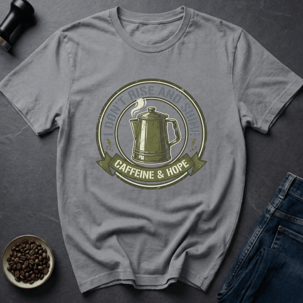 Coffee graphic Caffeine Hope T-Shirt in Navy / S by Caffeine Dept