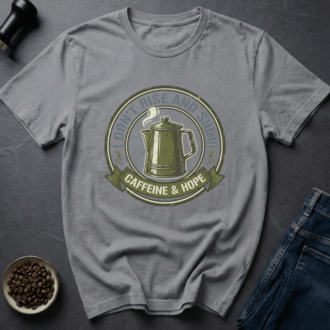 Coffee graphic Caffeine Hope T-Shirt in Navy / S by Caffeine Dept
