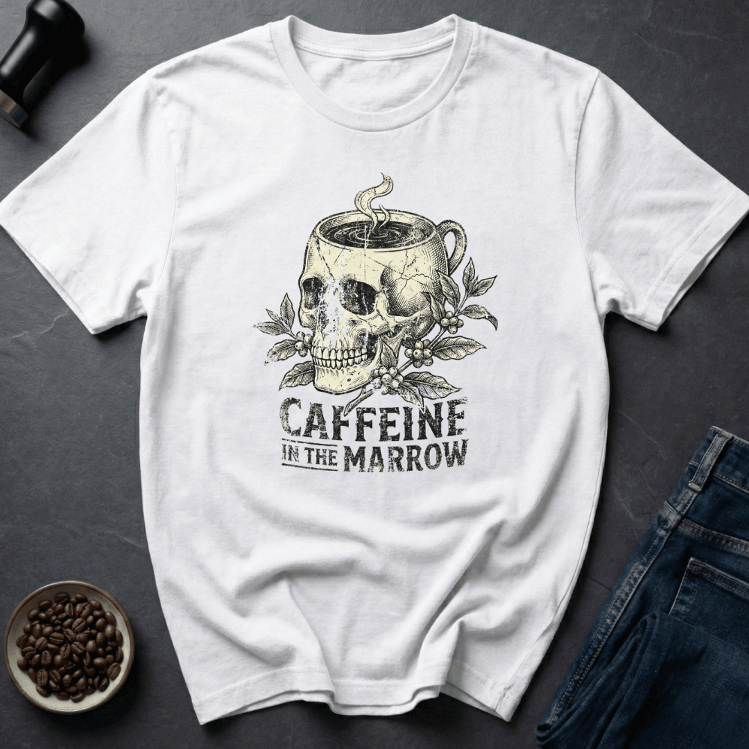 Coffee graphic Caffeine Marrow T-Shirt in Sand / S by Caffeine Dept