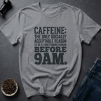 Coffee graphic Caffeine Mode T-Shirt in Sport Grey / S by Caffeine Dept