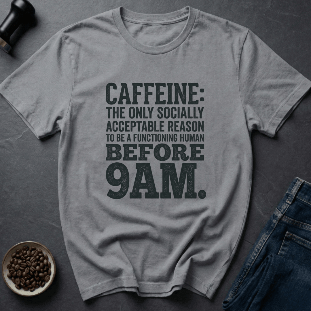 Coffee graphic Caffeine Mode T-Shirt in Sport Grey / S by Caffeine Dept
