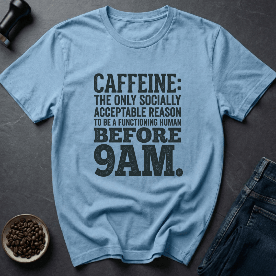 Coffee graphic Caffeine Mode T-Shirt in Sport Grey / S by Caffeine Dept