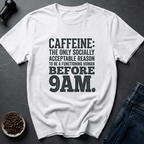 Coffee graphic Caffeine Mode T-Shirt in Sport Grey / S by Caffeine Dept