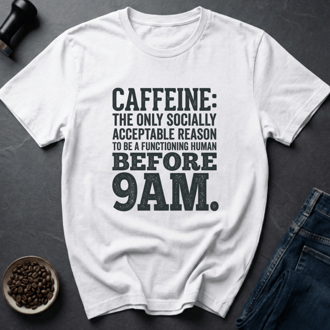 Coffee graphic Caffeine Mode T-Shirt in Sport Grey / S by Caffeine Dept
